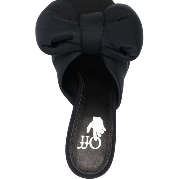 Off White bow-detail Allen mules - Picture 3 of 3